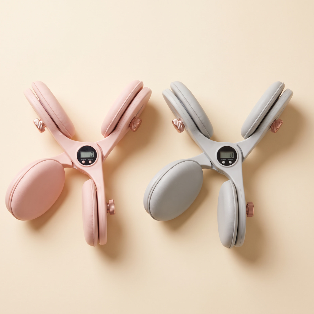 Bloom Trainer in blush pink and cloud gray