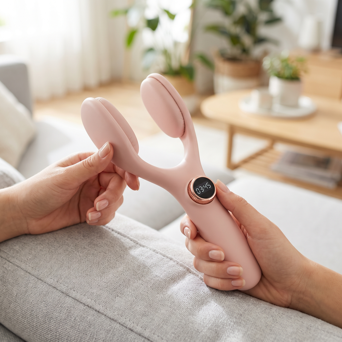 Bloom Trainer held in hand — compact and lightweight